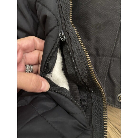 Vintage Ryder Trucking Detroit Jacket CornerStone XL Quilt Lined Workwear Canvas - Picture 8 of 9